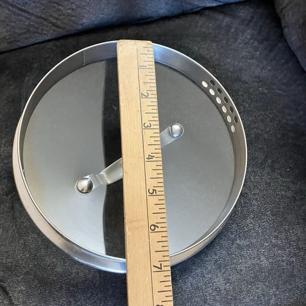 Glass Pan Pot Stainless Handle 6.75” Replacement Lid